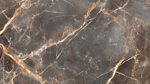 Elegant brown and gray marble texture with natural veins