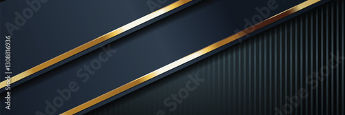 gold banner Abstract vector background board for text and message design modern. vector illustration