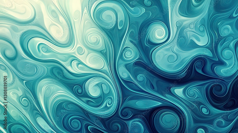Cool sky blue and teal gradient, light and calming with subtle swirls Cool sky blue and teal gradient, light and calming with subtle swirls