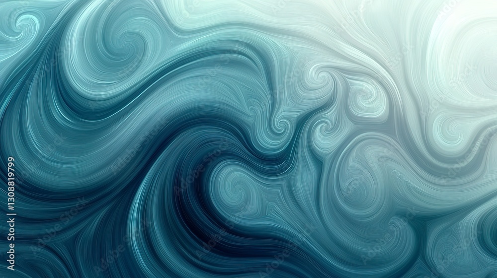 Cool sky blue and teal gradient, light and calming with subtle swirls Cool sky blue and teal gradient, light and calming with subtle swirls