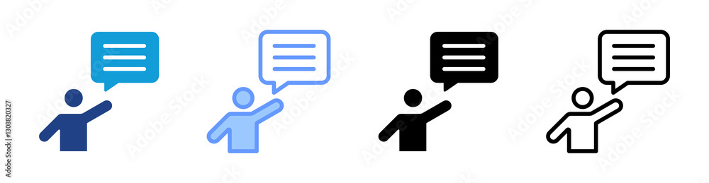 Introduction icon set multiple style collection Introduction icon set multiple style collection
