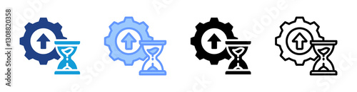 Maturity icon set multiple style collection