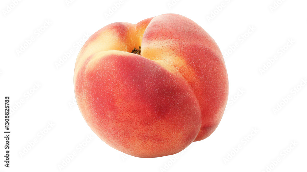 Sun-kissed peach with velvety skin showcases natures sweet bounty in warm sunlight Sun-kissed peach with velvety skin showcases natures sweet bounty in warm sunlight