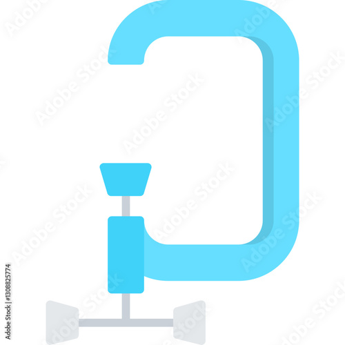 C Clamp Tool Icon
