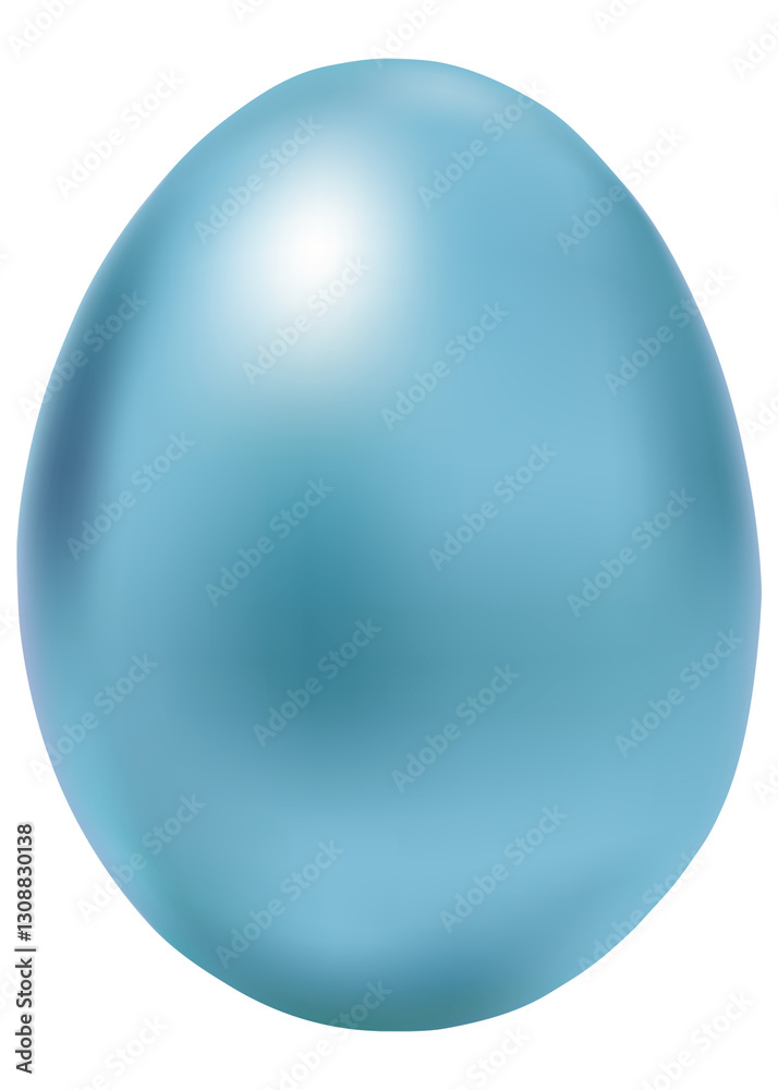 Png blue Easter egg 3D shiny journal sticker festive celebration Png blue Easter egg 3D shiny journal sticker festive celebration