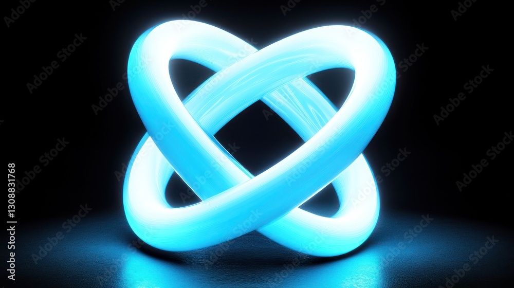 Luminous Intertwined Rings on Dark Surface Luminous Intertwined Rings on Dark Surface