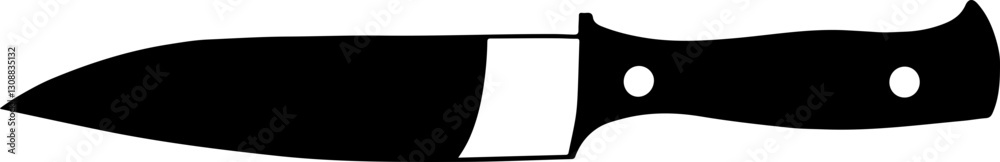 Illustration of Kitchen Knife Illustration of Kitchen Knife
