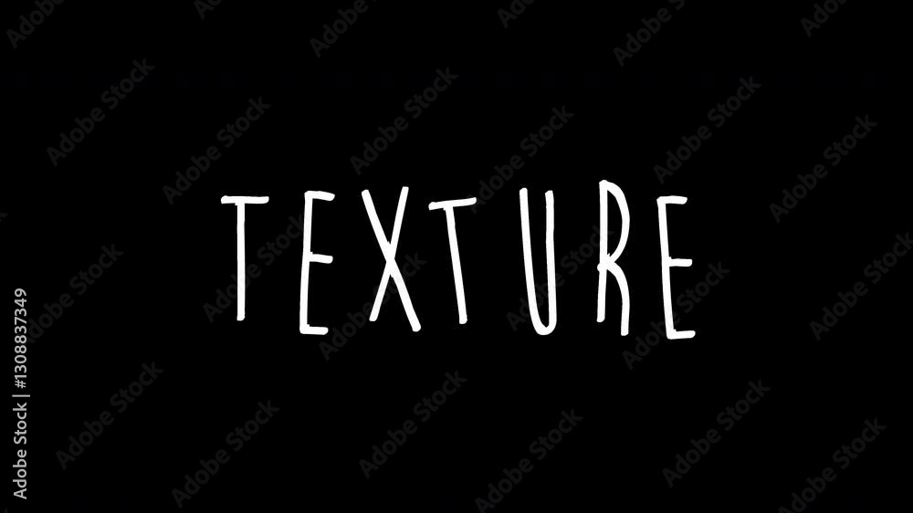 texture Wiggle Text Concept animation. white text on black background. luma matte. video with animated typography. texture Wiggle Text Concept animation. white text on black background. luma matte. video with animated typography.
