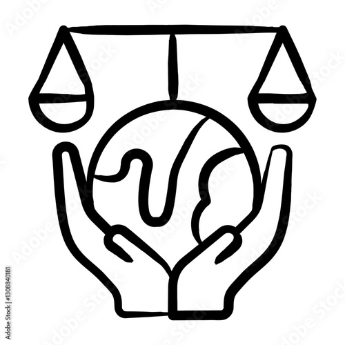 Global And Ethical Practice Icon