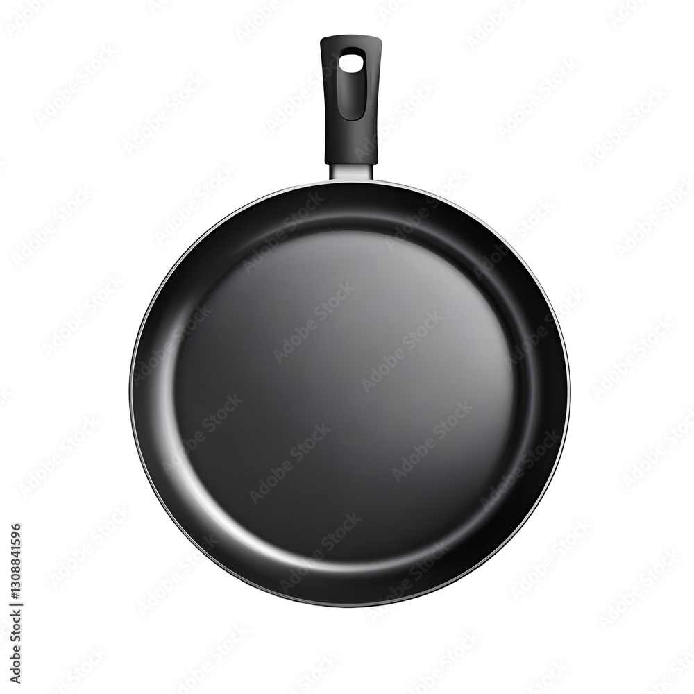 black frying pan isolated on a transparent background black frying pan isolated on a transparent background