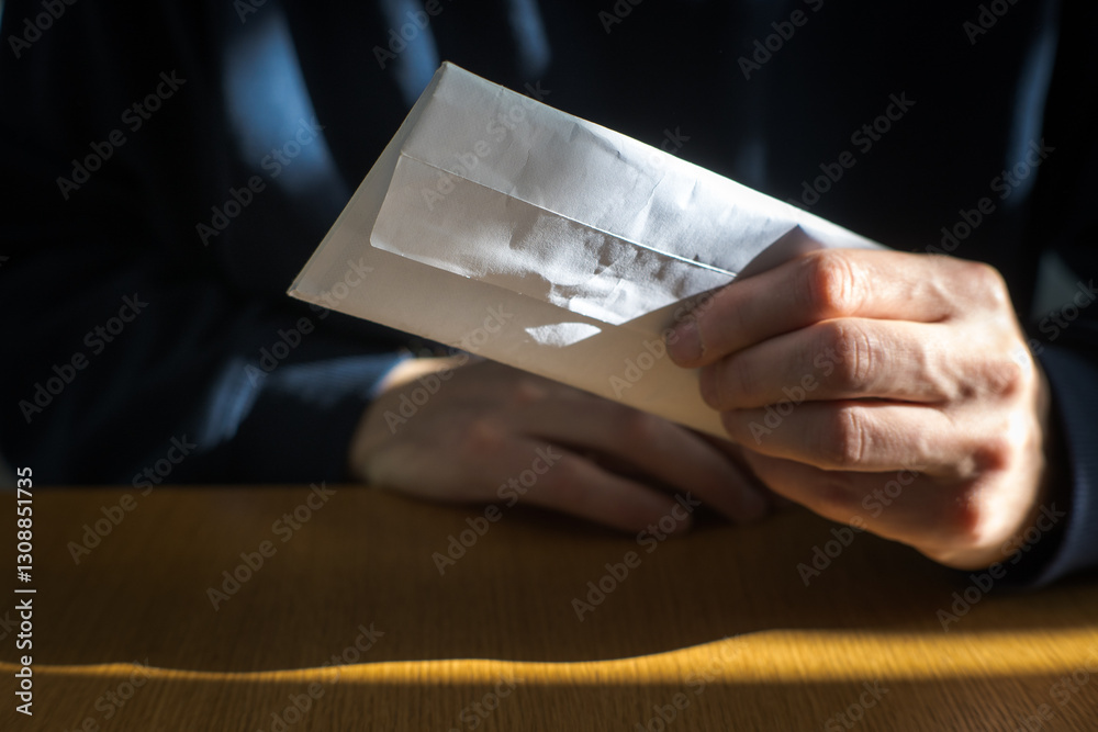 Dishonest financial gain, money in an envelope, bribe.