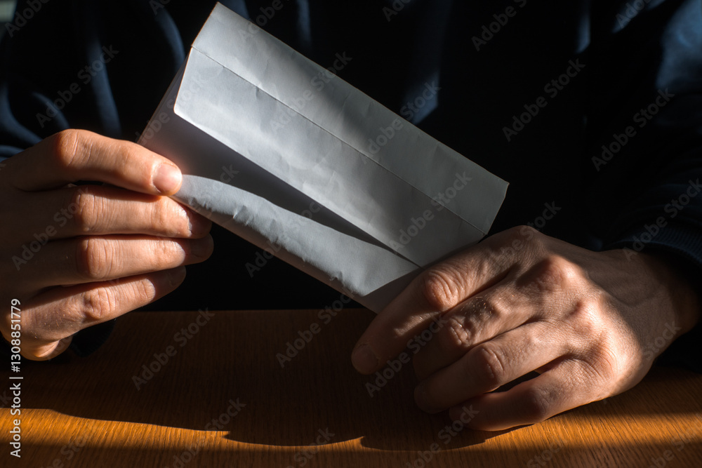 Dishonest financial gain, money in an envelope, bribe.
