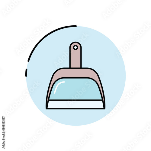 Dustpan Vector icon