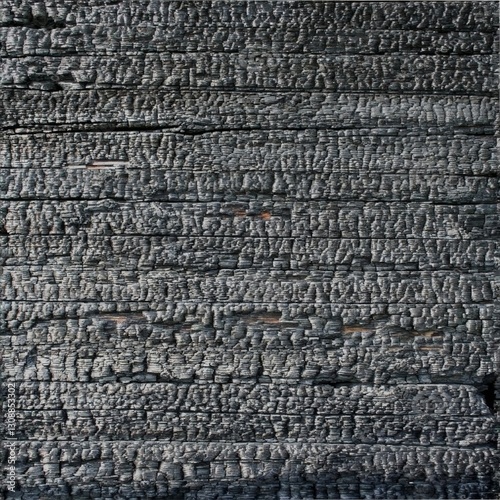 Burnt wooden boards texture, texture for games, background for design, wallpaper