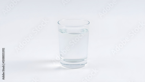 Obraz na płótnie a refreshing glass of water, full of clarity w salonie