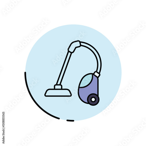 Vacuum Cleaner Vector icon