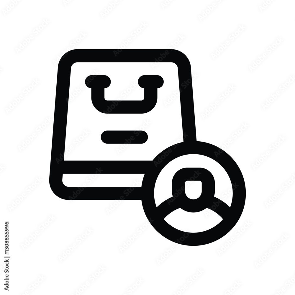 customer line icon. Clean and minimalist vector icon for websites, mobile apps, presentations, and logos. Fully scalable and customizable for any project. customer line icon. Clean and minimalist vector icon for websites, mobile apps, presentations, and logos. Fully scalable and customizable for any project.
