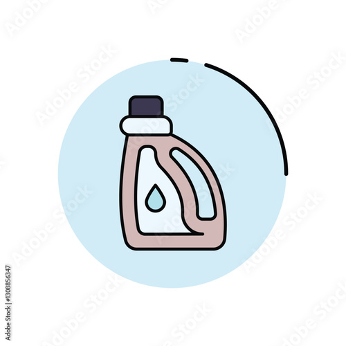 Detergent Bottle Vector icon