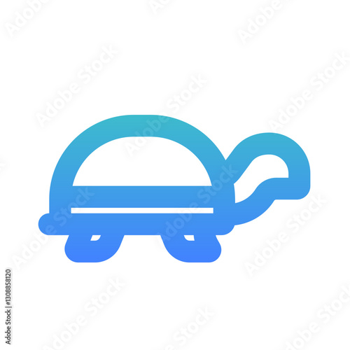 turtle outline gradient style