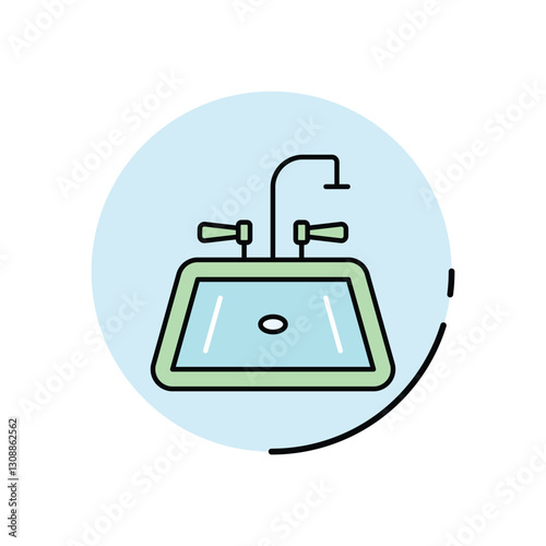 Sink Vector icon