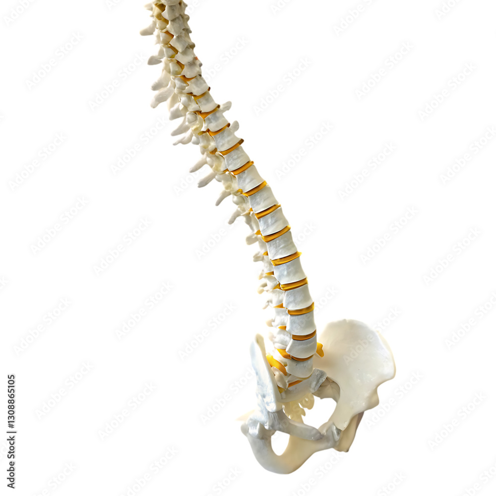 Fototapeta premium Human Spine Anatomy: Detailed Image