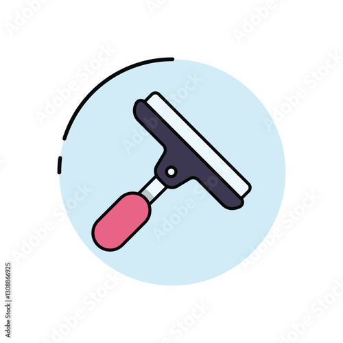 Window Squeegee Vector icon