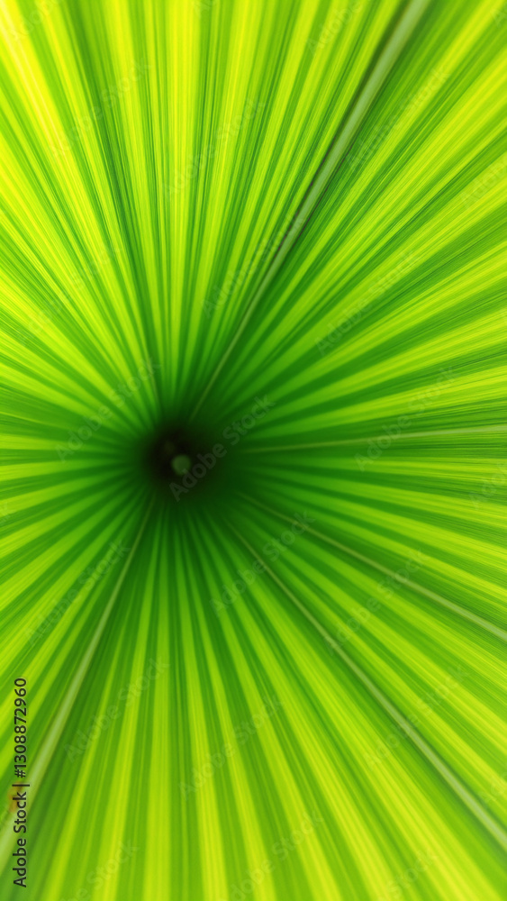 Obraz premium Lush Green Foliage Close-Up of Vibrant Natural Tropical Plant Leaves Background