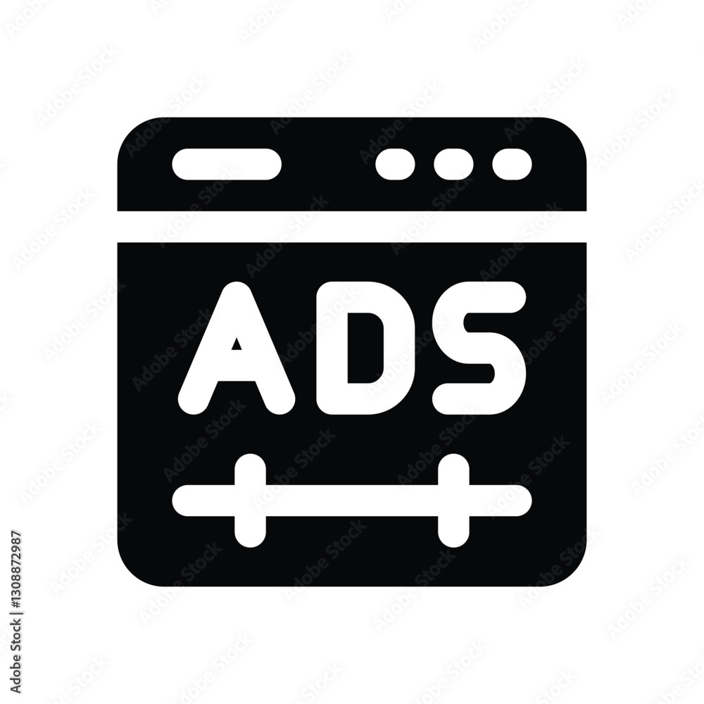 ads campaign glyph icon. Strong and solid vector icon for websites, mobile interfaces, presentations, and visual branding. High quality and easy to edit. ads campaign glyph icon. Strong and solid vector icon for websites, mobile interfaces, presentations, and visual branding. High quality and easy to edit.