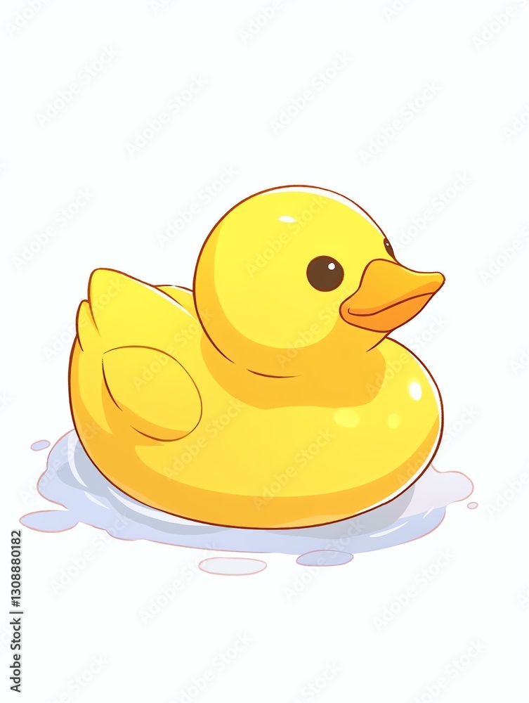 Fototapeta premium Cheerful Rubber Duck
