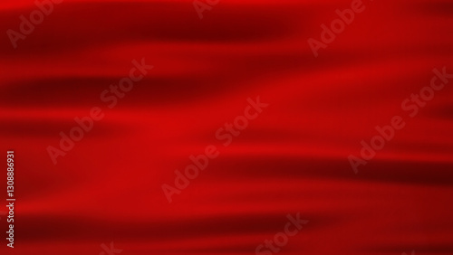 Tableau sur toile red satin silk fabric texture wavy animation, cosmetics and beauty and valentine