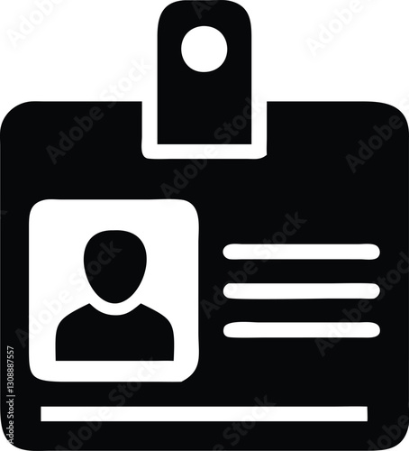 Badge simple icon. Vector illustration