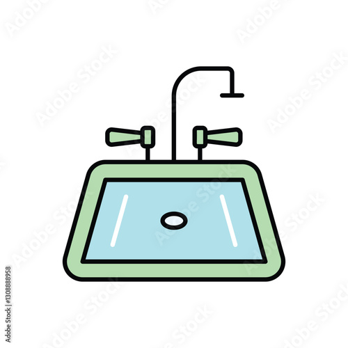 Sink Vector icon