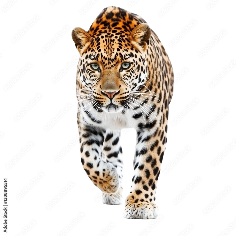 Obraz premium leopard Tiger, Transparent background 