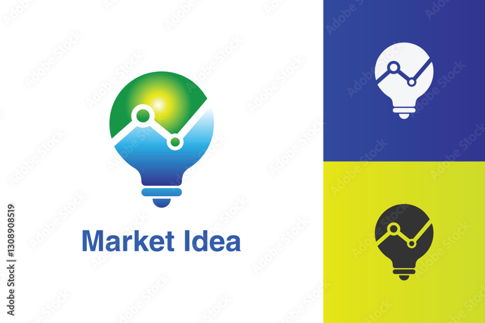 Idea  logo Design, Logo Design graphic Conception, logo icon template graphic art, vector illustration design.