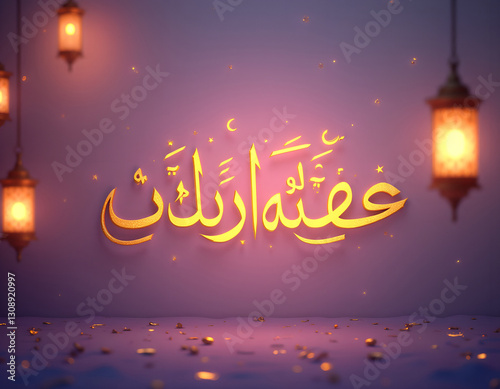 eid mubarak greeting card