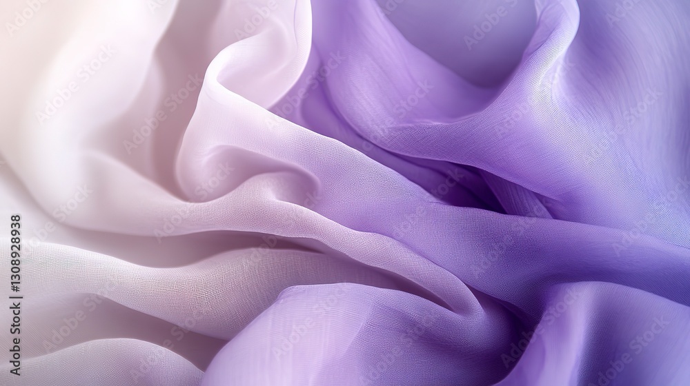 Obraz premium Soft pastel lavender and light grey gradient, delicate and dreamy with smooth transitions