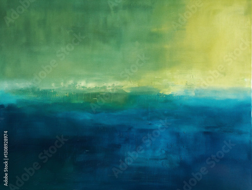 Abstract Aquatic Texture with Gentle Brushstrokes Generative AI  