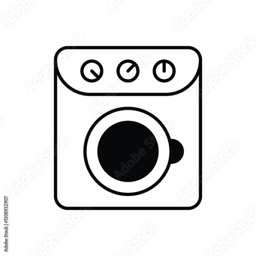 Dryer Vector icon