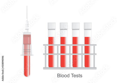 Blood tests are used in health care to determine physiological.