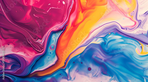 Abstract wallpaper featuring colorful and beautiful gradients, creating a vibrant and artistic background with smooth transitions.