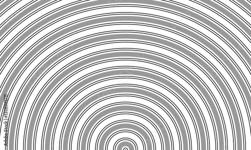 Fototapeta Naklejka Na Ścianę i Meble -  abstract trendy black grey circular line pattern art perfect for background.
