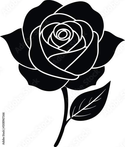  rose vector illustration