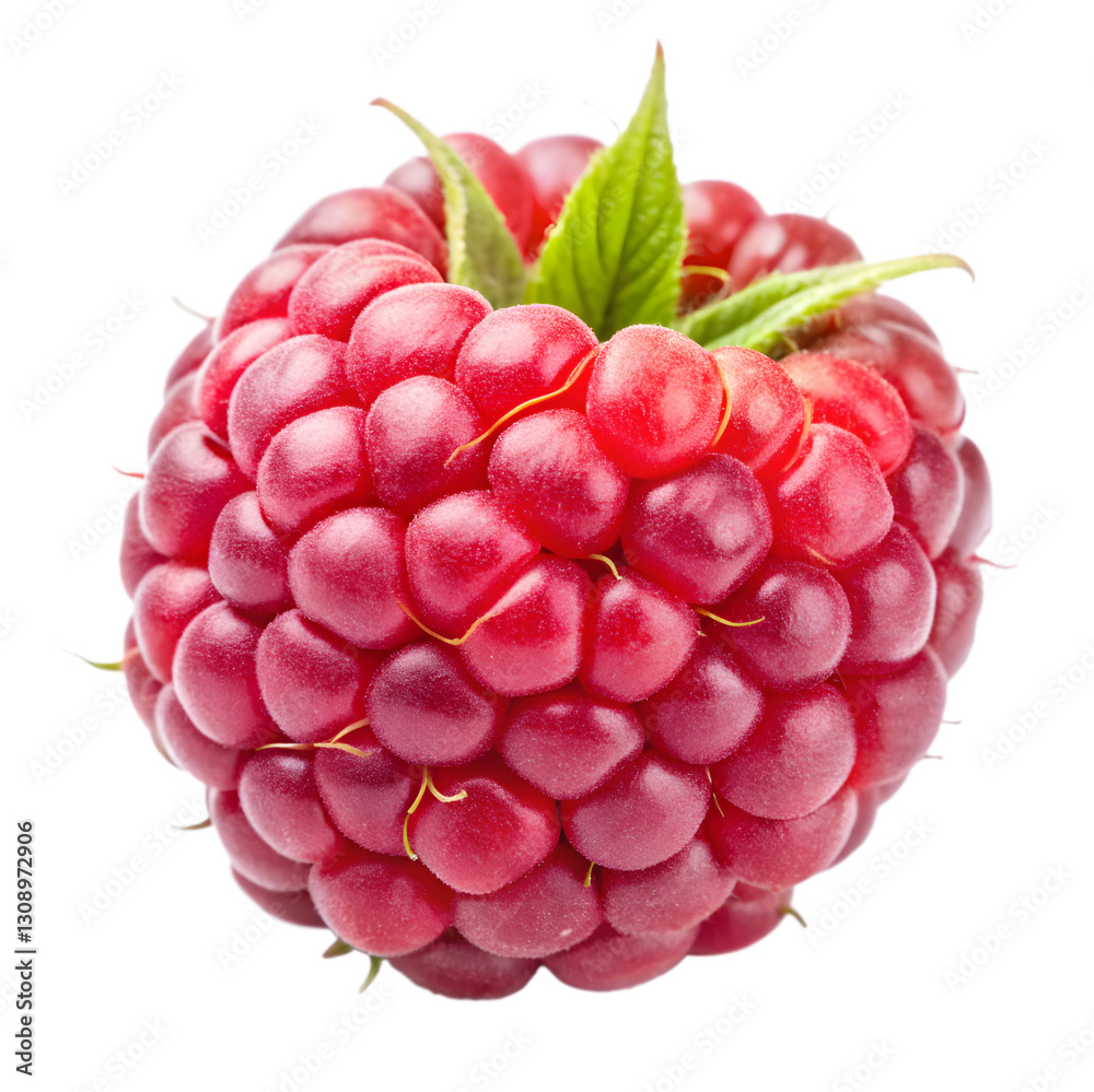 Raspberry fruit isolated on transparent background Raspberry fruit isolated on transparent background