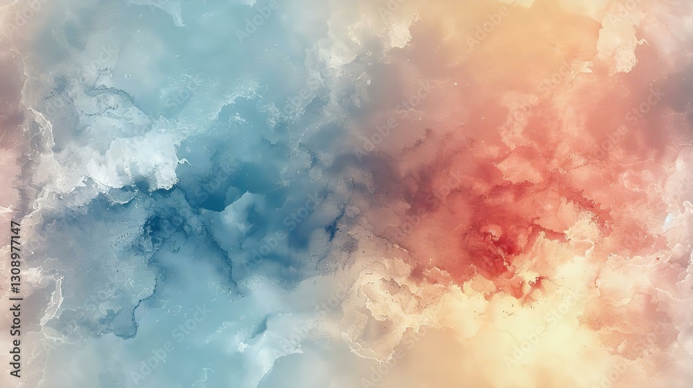 Fototapeta premium A stunning abstract background blending blue and red clouds, creating a dynamic and visually captivating impression. Perfect for various design needs.