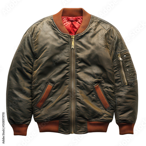 Bomber jacket with branding space isolated on white background.PNG