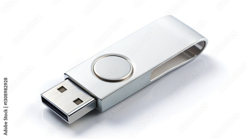 Modern USB Drives: Futuristic Data Storage, Flat Lay Product Shot Modern USB Drives: Futuristic Data Storage, Flat Lay Product Shot