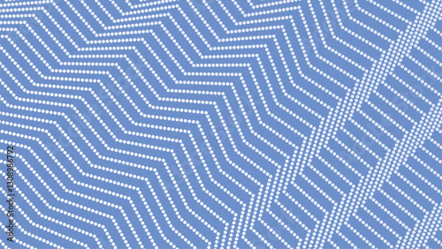 Cornflower blue with halftone abstract background for backdrop or presentation