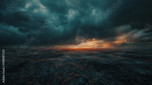 The abstract beauty of lightning is mesmerizing. The storm's power is seen in every flash and rumble.