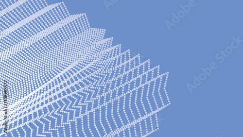 Cornflower blue with halftone abstract background for backdrop or presentation