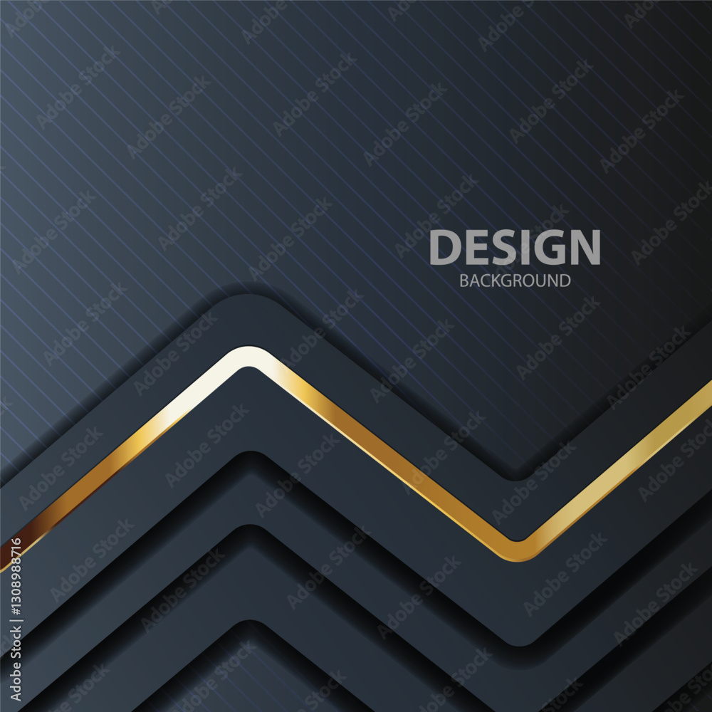 Abstract Gold Line Dark Grey Background Design Abstract Gold Line Dark Grey Background Design